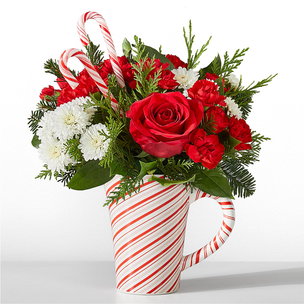 Peppermint Swirl Mug – Princess Flowers, Las Vegas NV
