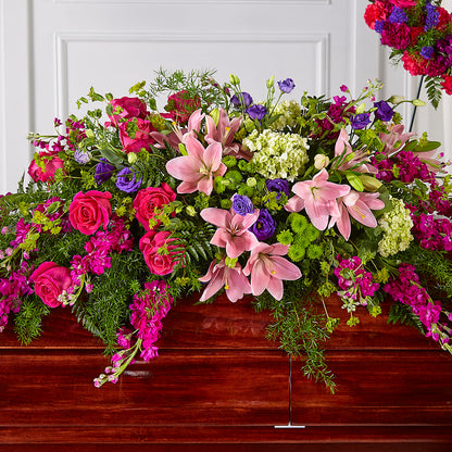 Radiant Tribute Casket Spray –  Princess Flowers, Las Vegas NV