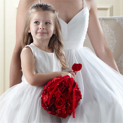 Pure at Heart Flower Girl Arrangement –  Princess Flowers, Las Vegas NV